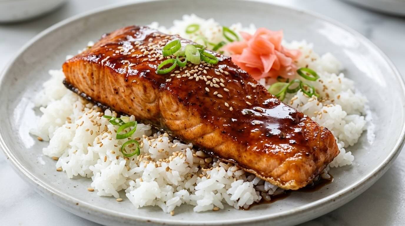 Salmón Teriyaki