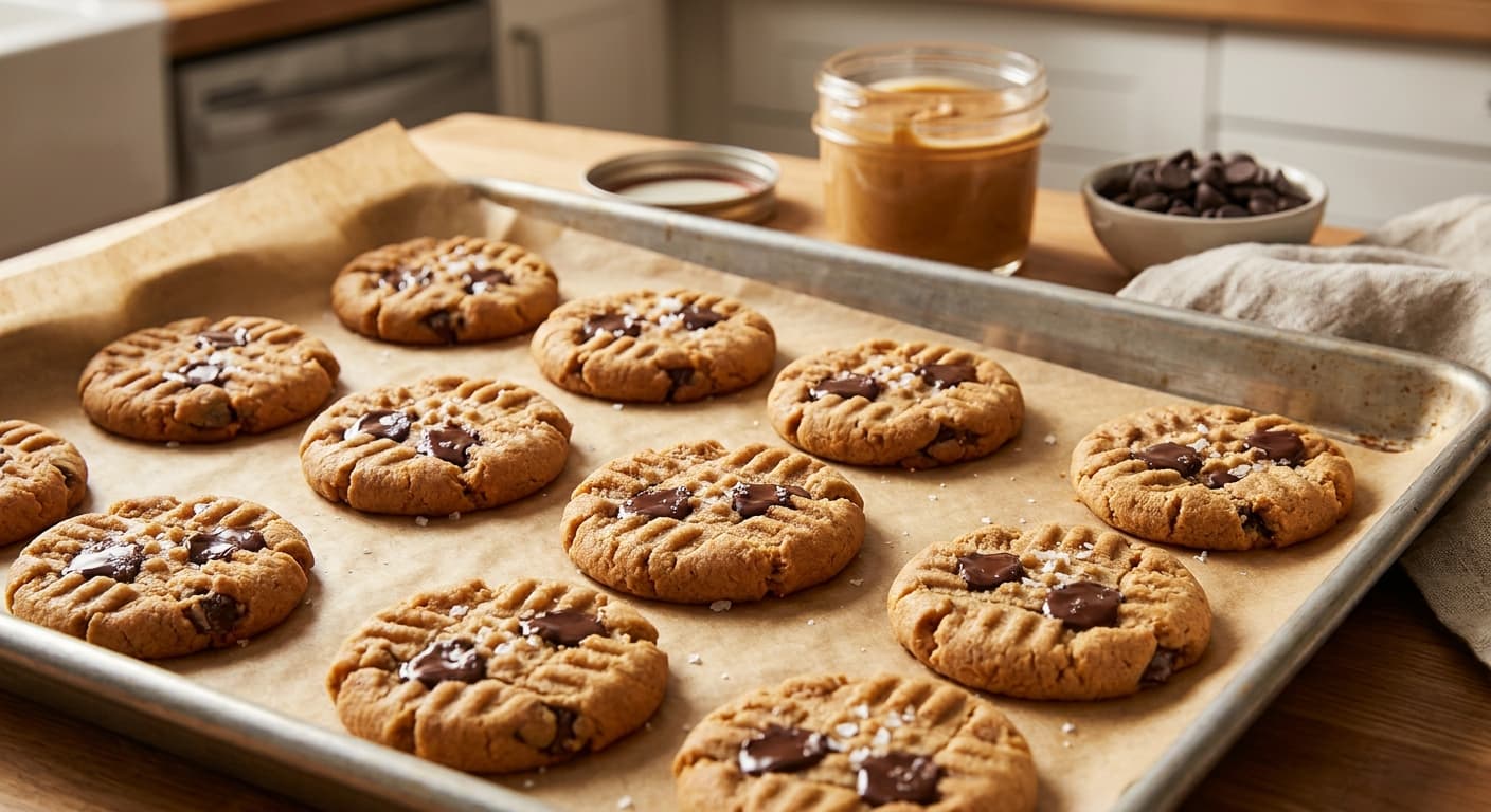 Chocolate Chip Peanut Butter Cookies